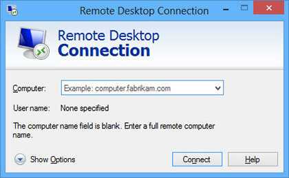 Remote Desktop Connection